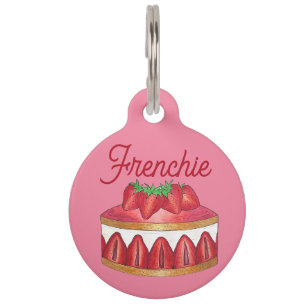 Strawberry Fraisier Cake French Pastry Koch Bäcker Haustiermarke