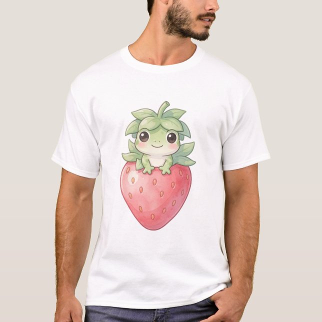 Strawberry Frog 🍓🐸 T-Shirt (Vorderseite)