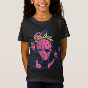 Strawberry Fruchtkartoon Charakter Funny T-Shirt