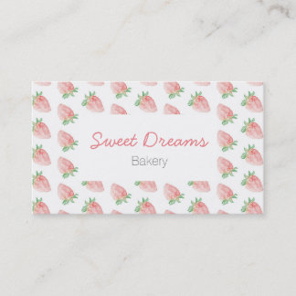Strawberry Geschäft card Visitenkarte