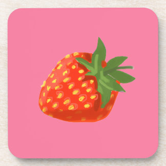 Strawberry Getränkeuntersetzer