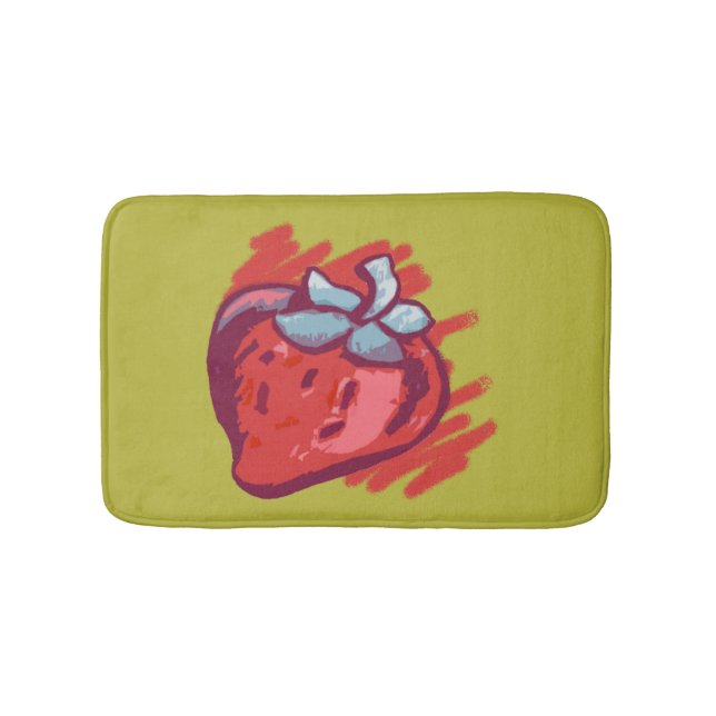 Strawberry Gifts Badematte (Vorderseite)