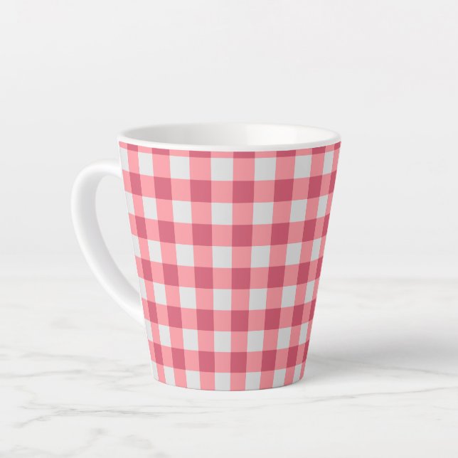 Strawberry Gingham Tasse - Sweet Sips, Niedlich Vi (Linke Ecke)