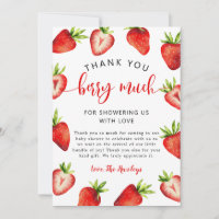Strawberry Girl Baby Dusche