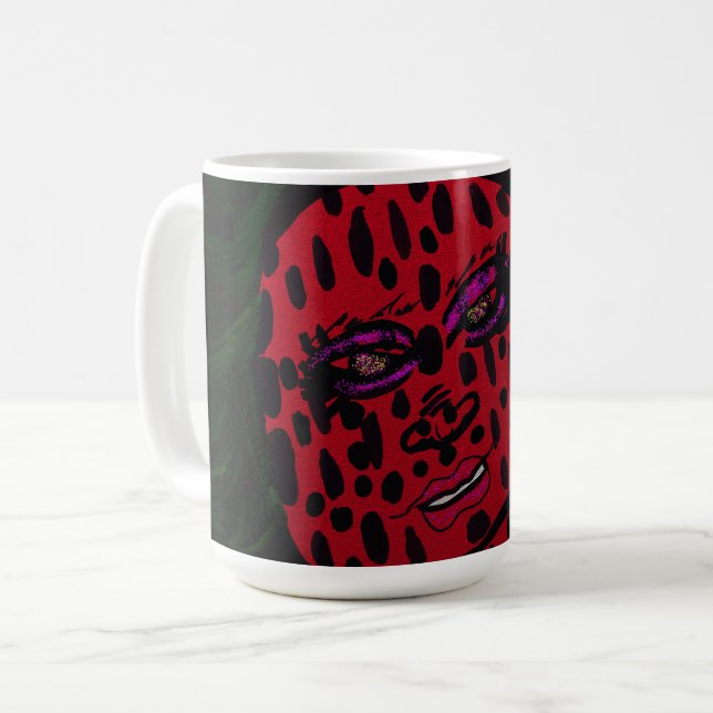 Strawberry Glamour Mug Kaffeetasse (Vorderseite Links)
