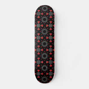 Strawberry Halloween Skateboard