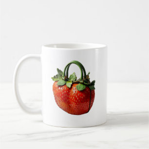 Strawberry Handbag Design - Hyper-Realistischer So Kaffeetasse