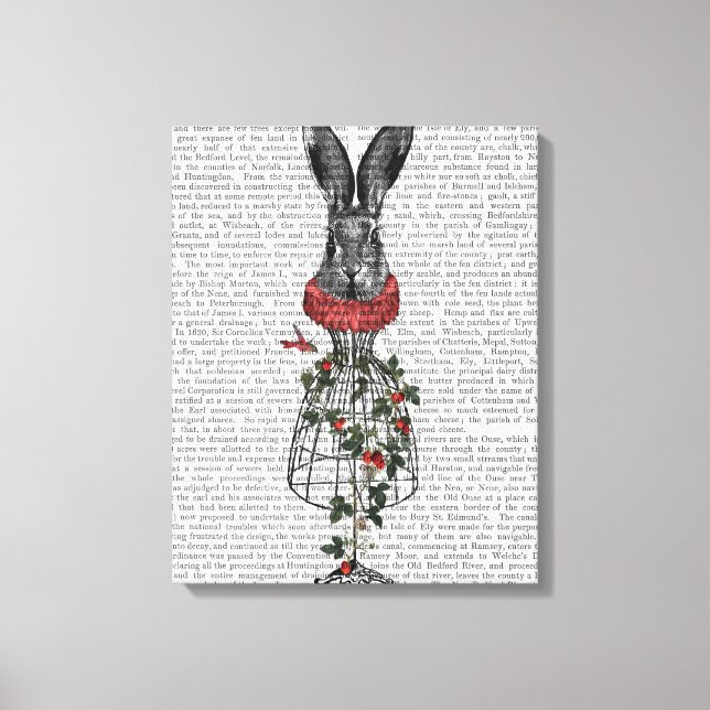 Strawberry Hare Leinwanddruck (Vorderseite)