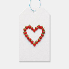 Strawberry Heart Geschenkanhänger