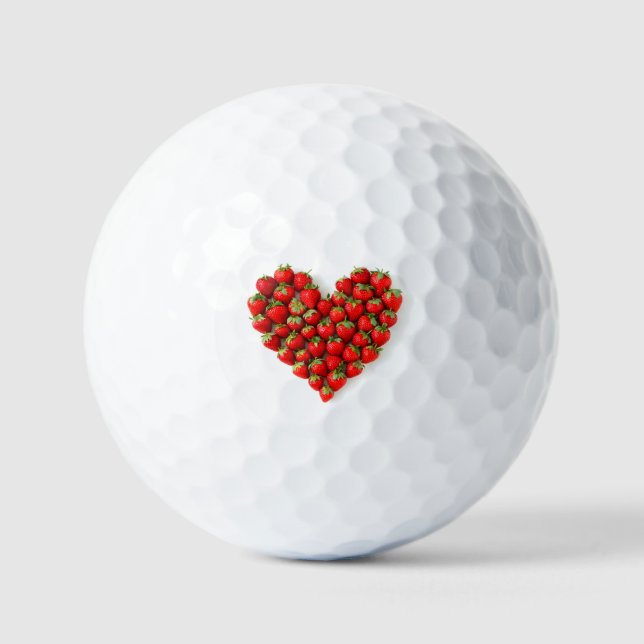 Strawberry Heart Golfball (Vorderseite)