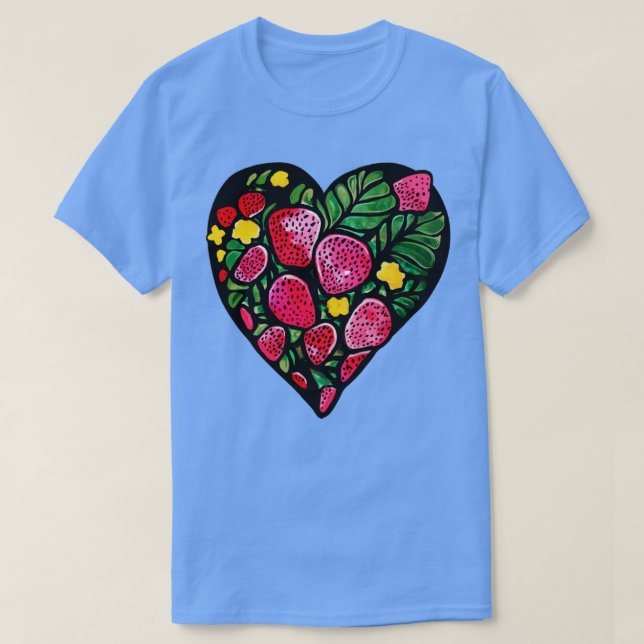 Strawberry Heart T-Shirt (Design vorne)