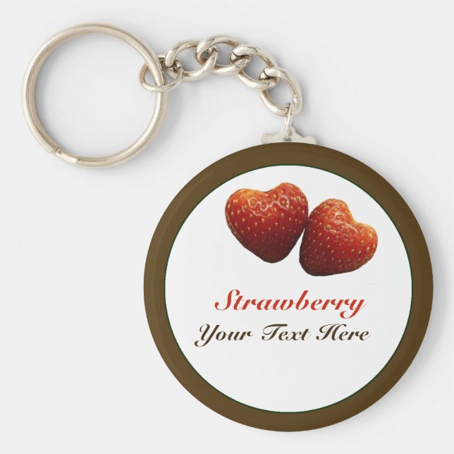 Strawberry Hearts Schlüsselanhänger (Vorne)