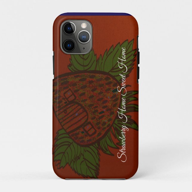 Strawberry Home Sweet Home  Case-Mate iPhone Hülle (Rückseite)