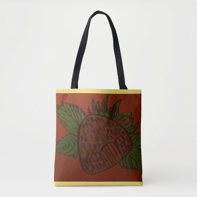 Strawberry Home Sweet Home Tasche (Vorderseite)