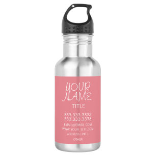 Strawberry Ice Freehand Simple Edelstahlflasche