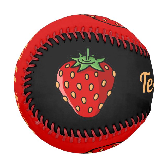 Strawberry Icon Baseball (Rückseite Rechts)