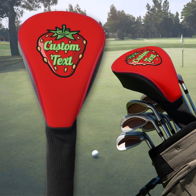 Strawberry Icon Golf Head Cover Golf Headcover (Von Creator hochgeladen)