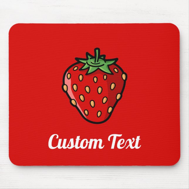 Strawberry Icon Mouse Pad Mousepad (Vorne)