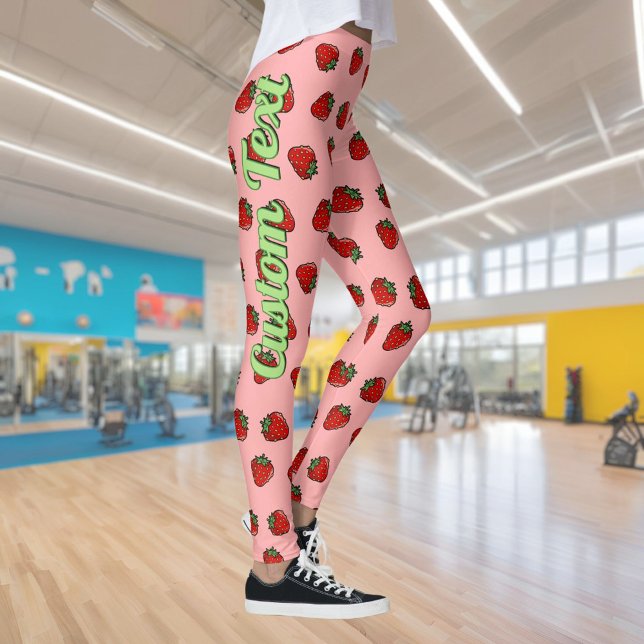 Strawberry Icon Muster Leggings (Von Creator hochgeladen)