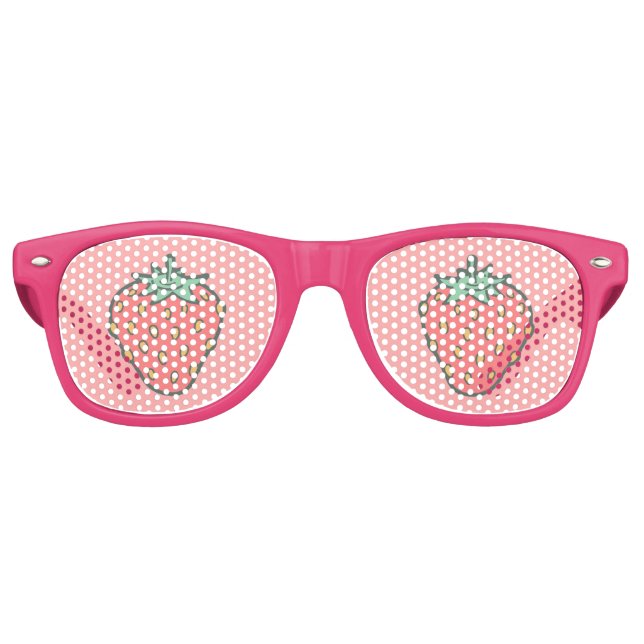 Strawberry Icon Sonnenbrille (Vorderseite)