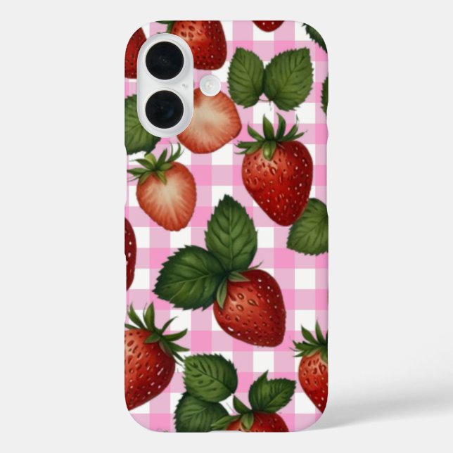 Strawberry iPhone Case (Rückseite)