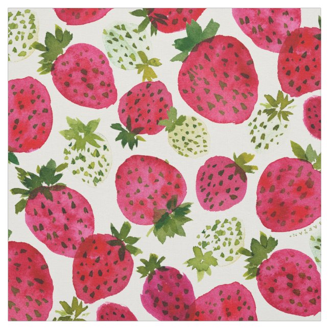 STRAWBERRY JAM Fruit Pattern Stoff (Muster)