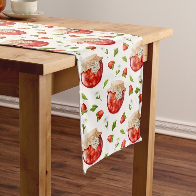 Strawberry Jam Großer Tischläufer (Beispiel)