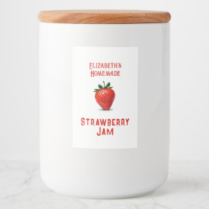 Strawberry Jam Lebensmitteletikett