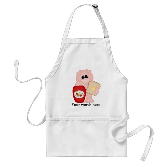 Strawberry Jam Schweineküche Schürze (Vorne)