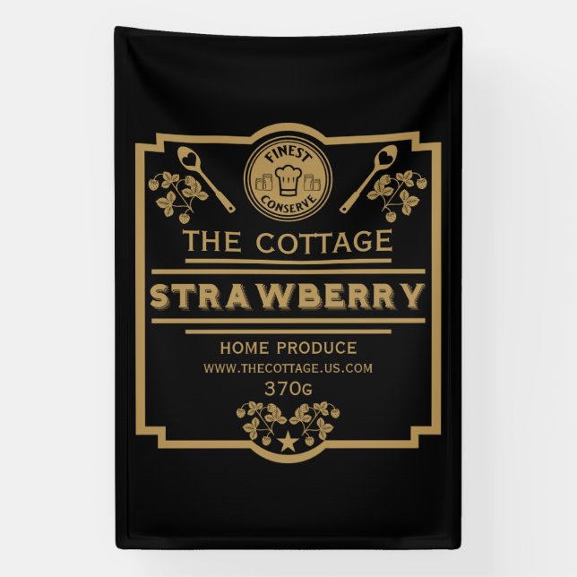 Strawberry Jam Seller Banner (Vertikal)