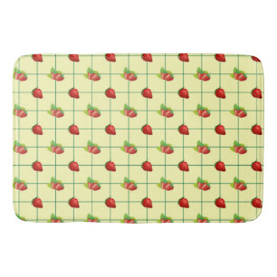 STRAWBERRY KARIERT BADEMATTE