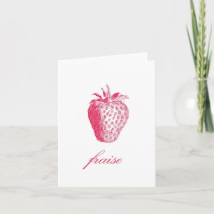 Strawberry Karte