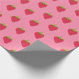 Strawberry Kawaii Ästhetik Tropical Berry Frucht Geschenkpapier