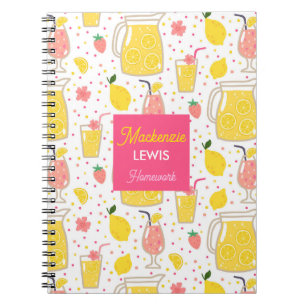 Strawberry Lemonade Notizblock