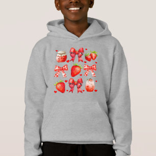 Strawberry Liebe Ästhetik Hoodie