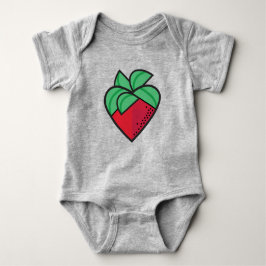 Strawberry-Liebe Baby Strampler