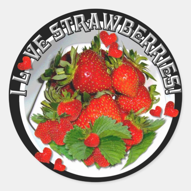STRAWBERRY LIEBE ~ Stickers (Vorderseite)