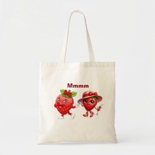 Strawberry-Liebe Tragetasche