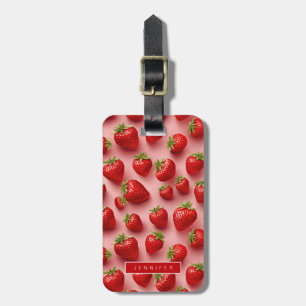 Strawberry Luggage Tags Gepäckanhänger