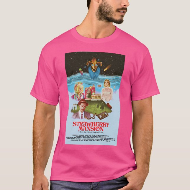 Strawberry Mansion Release Poster T-Shirt (Vorderseite)