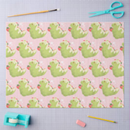 Strawberry Matcha Dinosaur  Seidenpapier