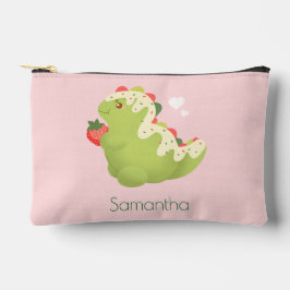 Strawberry Matcha Dinosaur  Zubehörtasche