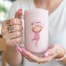 Strawberry Mattglas Bierglas