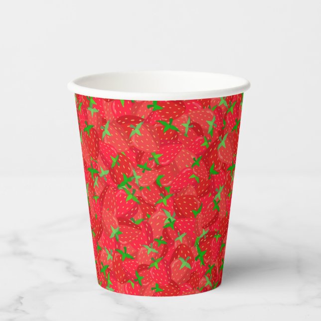 Strawberry Medley Pappbecher (Vorderseite)