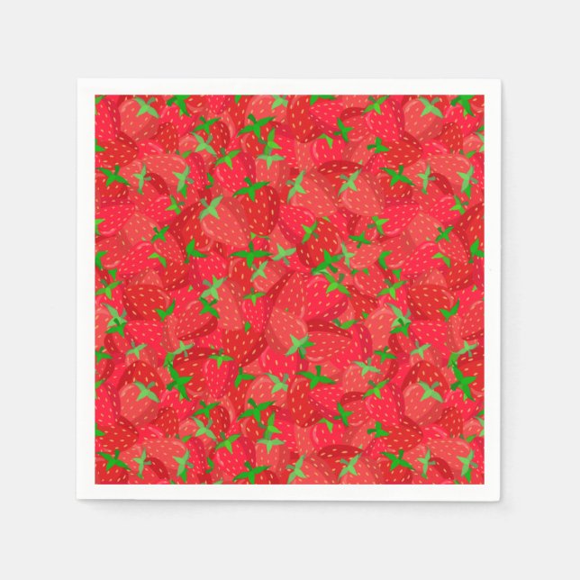 Strawberry Medley Serviette (Vorderseite)