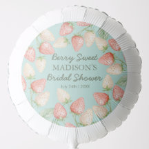 Strawberry Mint Green GardenBridal Dusche