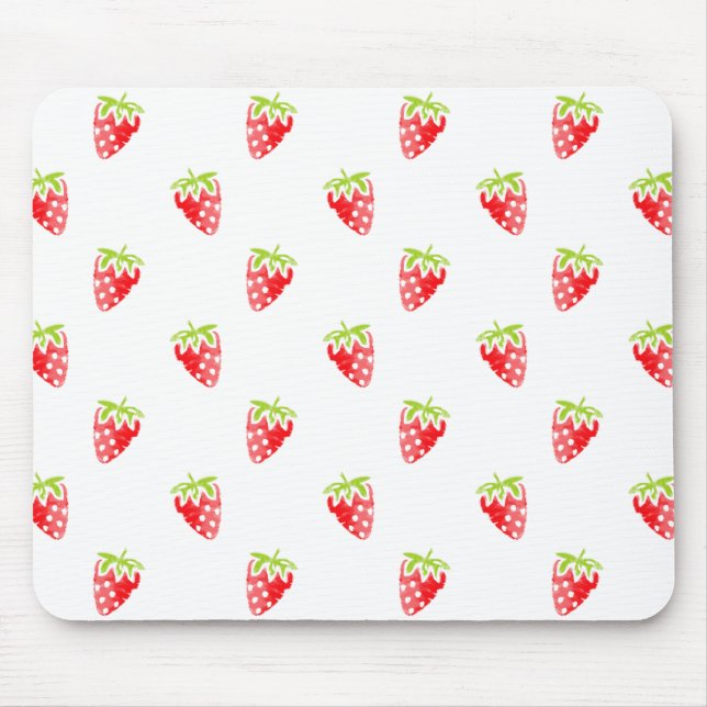 Strawberry-Muster Mousepad (Vorne)