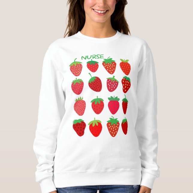 Strawberry Nurse Sweatshirt (Vorderseite)