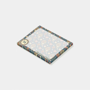Strawberry Paisley Muster Post-it Notes Klebezettel