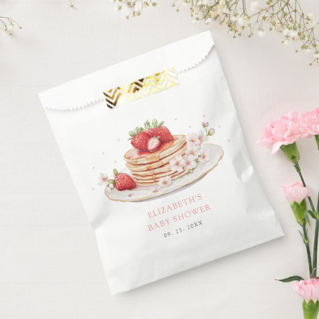 Strawberry Pancake Brunch Babydusche Gefallen Beut Geschenktütchen (Versiegelt)